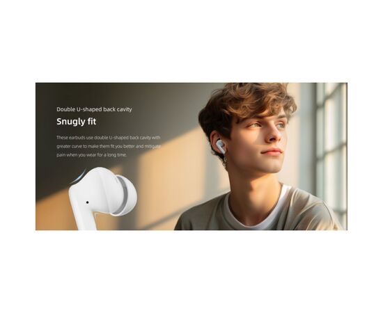 Наушники QCY T13 ANC 2 White (1052469), изображение 5 Наушники QCY T13 ANC 2 White (1052469), изображение 5