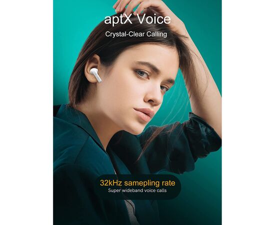 Навушники QCY T18 White (1052463), зображення 7 Навушники QCY T18 White (1052463), зображення 7