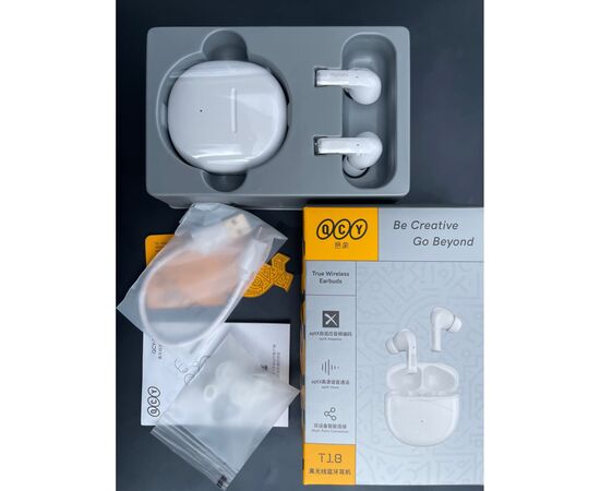 Навушники QCY T18 White (1052463), зображення 8 Навушники QCY T18 White (1052463), зображення 8