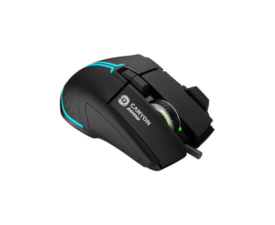 Мишка Canyon Fortnax GM-636 RGB USB Black (CND-SGM636B), зображення 5 Мишка Canyon Fortnax GM-636 RGB USB Black (CND-SGM636B), зображення 5
