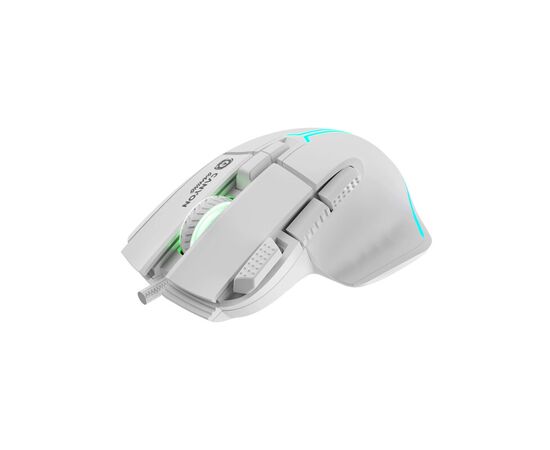 Мишка Canyon Fortnax GM-636 RGB USB White (CND-SGM636W), зображення 2 Мишка Canyon Fortnax GM-636 RGB USB White (CND-SGM636W), зображення 2