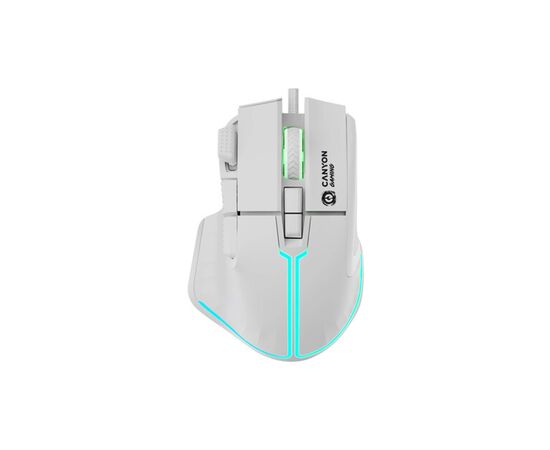Мышка Canyon Fortnax GM-636 RGB USB White (CND-SGM636W)