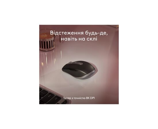 Мышка Logitech MX Anywhere 3S для MAC Wireless Space Grey (910-006947), изображение 5 Мышка Logitech MX Anywhere 3S для MAC Wireless Space Grey (910-006947), изображение 5