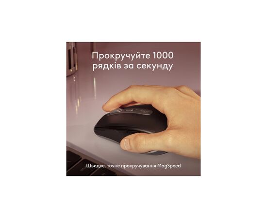 Мышка Logitech MX Anywhere 3S для MAC Wireless Space Grey (910-006947), изображение 6 Мышка Logitech MX Anywhere 3S для MAC Wireless Space Grey (910-006947), изображение 6