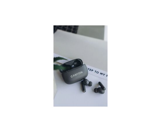 Наушники Canyon TWS-10 OnGo ANC ENC Graphite (CNS-TWS10B), изображение 11 Наушники Canyon TWS-10 OnGo ANC ENC Graphite (CNS-TWS10B), изображение 11