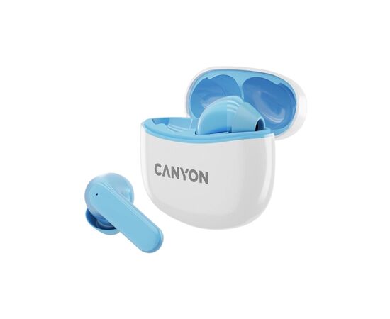 Навушники Canyon TWS-5 Blue (CNS-TWS5BL), зображення 2 Навушники Canyon TWS-5 Blue (CNS-TWS5BL), зображення 2