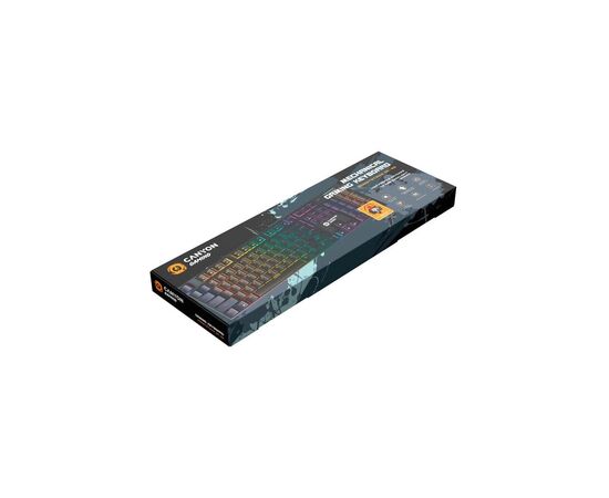 Клавиатура Canyon Cometstrike GK-55 RGB USB UA Black (CND-SKB55-US), изображение 5 Клавиатура Canyon Cometstrike GK-55 RGB USB UA Black (CND-SKB55-US), изображение 5