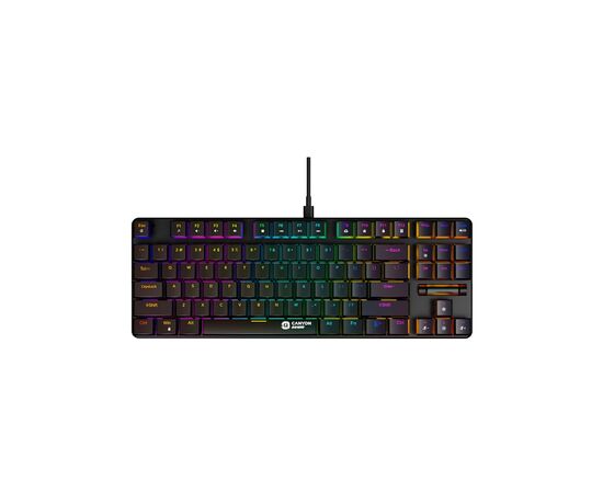 Клавиатура Canyon Cometstrike GK-50 RGB TKL USB UA Black (CND-SKB50-US)