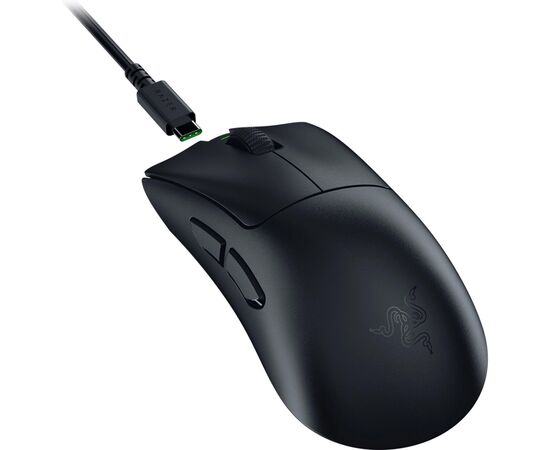 Мышка Razer DeathAdder V3 Hyperspeed Wireless Black (RZ01-05140100-R3G1), изображение 2 Мышка Razer DeathAdder V3 Hyperspeed Wireless Black (RZ01-05140100-R3G1), изображение 2