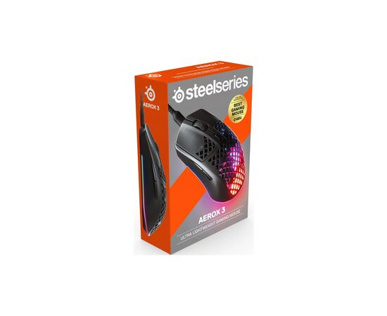 Мышка SteelSeries Aerox 3 Onyx USB Black (62611), изображение 8 Мышка SteelSeries Aerox 3 Onyx USB Black (62611), изображение 8
