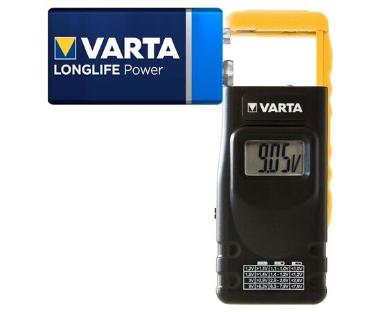 Цифровой мультиметр Varta 891 LCD DIGITAL BATTERY TESTER (891101401), изображение 3 Цифровой мультиметр Varta 891 LCD DIGITAL BATTERY TESTER (891101401), изображение 3
