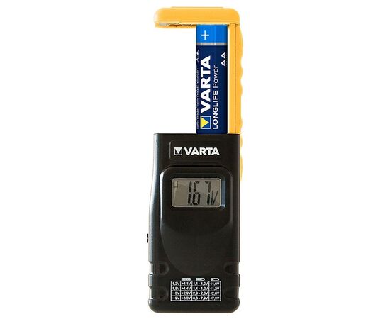 Цифровой мультиметр Varta 891 LCD DIGITAL BATTERY TESTER (891101401), изображение 4 Цифровой мультиметр Varta 891 LCD DIGITAL BATTERY TESTER (891101401), изображение 4