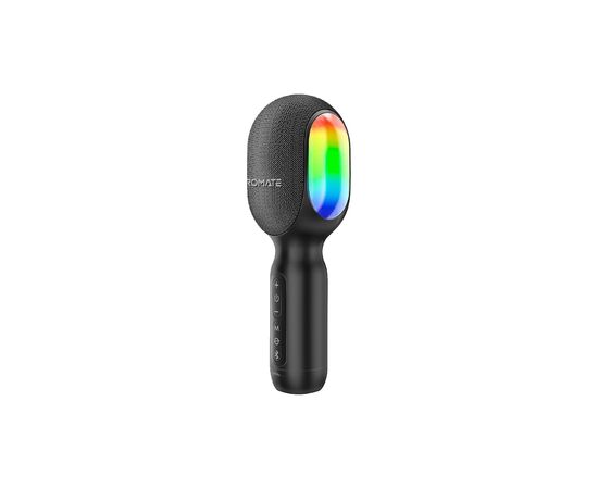 Мікрофон Promate VocalMic Bluetooth 2 x AUX LED Black (vocalmic.black)