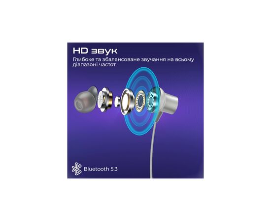 Наушники Promate Leap Silver (leap.silver), изображение 4 Наушники Promate Leap Silver (leap.silver), изображение 4