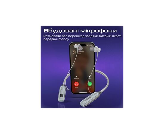 Наушники Promate Leap Silver (leap.silver), изображение 8 Наушники Promate Leap Silver (leap.silver), изображение 8
