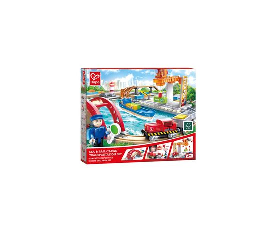 Железная дорога Hape Грузоперевозки (E3790), изображение 10 Железная дорога Hape Грузоперевозки (E3790), изображение 10