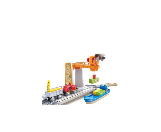 Железная дорога Hape Грузоперевозки (E3790), изображение 4 Железная дорога Hape Грузоперевозки (E3790), изображение 4