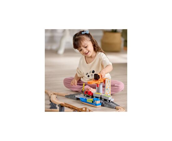 Железная дорога Hape Грузоперевозки (E3790), изображение 8 Железная дорога Hape Грузоперевозки (E3790), изображение 8