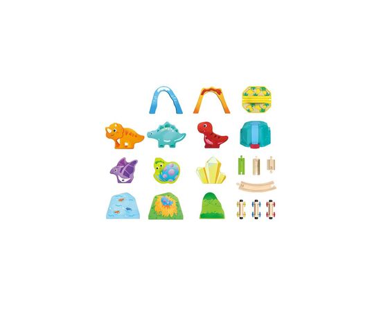 Железная дорога Hape Динозаври (E3828), изображение 3 Железная дорога Hape Динозаври (E3828), изображение 3