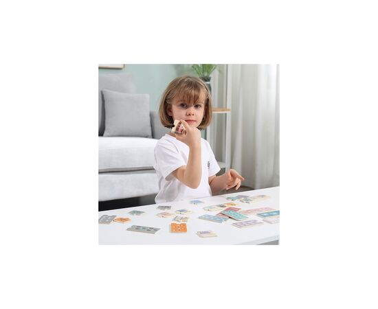 Пазл Viga Toys деревянный PolarB Числа и зверьки (44071), изображение 2 Пазл Viga Toys деревянный PolarB Числа и зверьки (44071), изображение 2