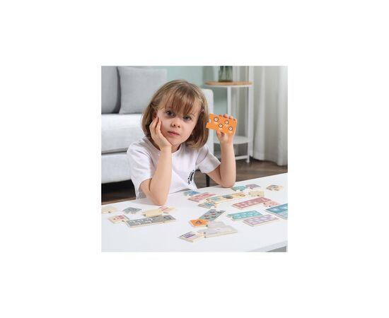 Пазл Viga Toys деревянный PolarB Числа и зверьки (44071), изображение 4 Пазл Viga Toys деревянный PolarB Числа и зверьки (44071), изображение 4