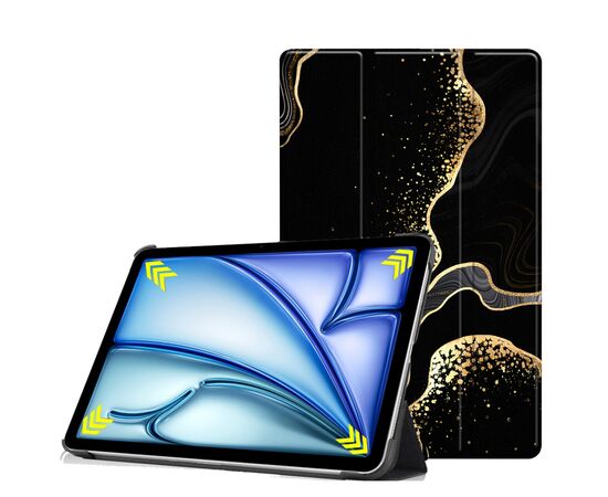 Чехол для планшета BeCover Smart Case Apple iPad Air 11" M2 2024 Black Abstraction (711598), изображение 2 Чехол для планшета BeCover Smart Case Apple iPad Air 11" M2 2024 Black Abstraction (711598), изображение 2