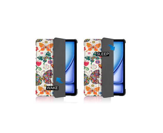 Чехол для планшета BeCover Smart Case Apple iPad Air 11" M2 2024 Butterfly (711599), изображение 7 Чехол для планшета BeCover Smart Case Apple iPad Air 11" M2 2024 Butterfly (711599), изображение 7