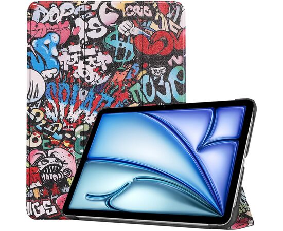 Чехол для планшета BeCover Smart Case Apple iPad Air 11" M2 2024 Graffiti (711605), изображение 2 Чехол для планшета BeCover Smart Case Apple iPad Air 11" M2 2024 Graffiti (711605), изображение 2