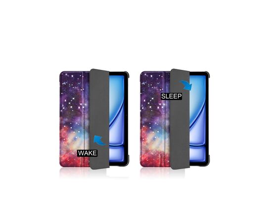 Чехол для планшета BeCover Smart Case Apple iPad Air 11" M2 2024 Space (711609), изображение 7 Чехол для планшета BeCover Smart Case Apple iPad Air 11" M2 2024 Space (711609), изображение 7