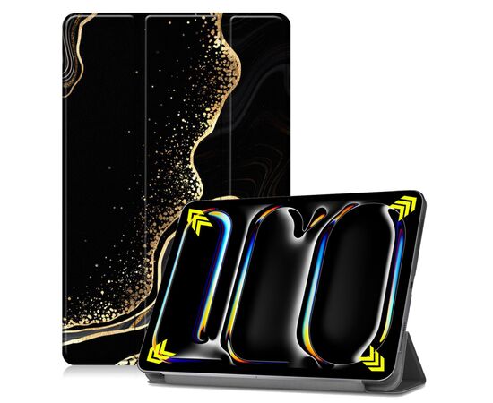 Чехол для планшета BeCover Smart Case Apple iPad Pro 11" M4 2024 Black Abstraction (711630), изображение 2 Чехол для планшета BeCover Smart Case Apple iPad Pro 11" M4 2024 Black Abstraction (711630), изображение 2
