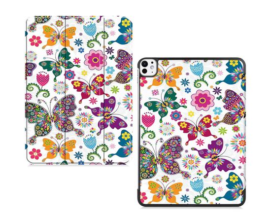 Чехол для планшета BeCover Smart Case Apple iPad Pro 11" M4 2024 Butterfly (711631), изображение 4 Чехол для планшета BeCover Smart Case Apple iPad Pro 11" M4 2024 Butterfly (711631), изображение 4