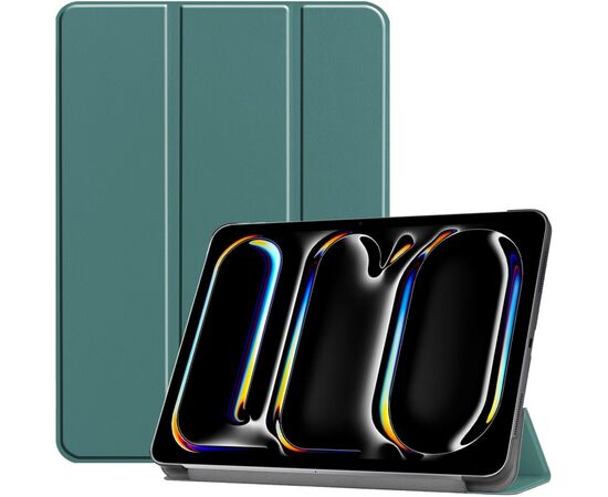 Чехол для планшета BeCover Smart Case Apple iPad Pro 11" M4 2024 Dark Green (711623), изображение 2 Чехол для планшета BeCover Smart Case Apple iPad Pro 11" M4 2024 Dark Green (711623), изображение 2