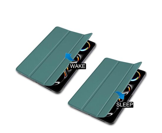 Чехол для планшета BeCover Smart Case Apple iPad Pro 11" M4 2024 Dark Green (711623), изображение 9 Чехол для планшета BeCover Smart Case Apple iPad Pro 11" M4 2024 Dark Green (711623), изображение 9