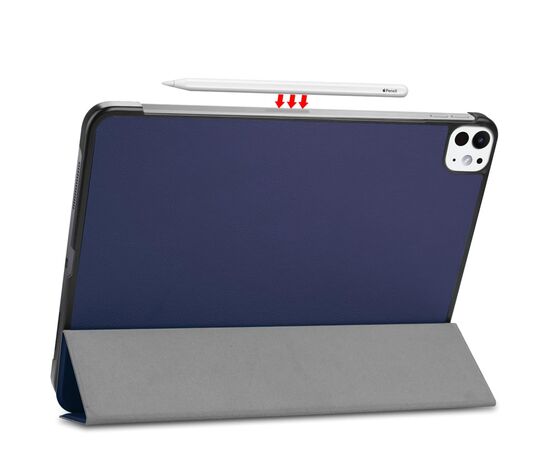 Чехол для планшета BeCover Smart Case Apple iPad Pro 11" M4 2024 Deep Blue (711622), изображение 9 Чехол для планшета BeCover Smart Case Apple iPad Pro 11" M4 2024 Deep Blue (711622), изображение 9