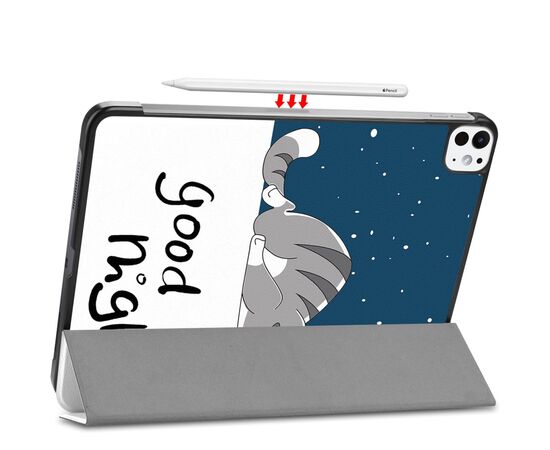 Чехол для планшета BeCover Smart Case Apple iPad Pro 11" M4 2024 Good Night (711636), изображение 8 Чехол для планшета BeCover Smart Case Apple iPad Pro 11" M4 2024 Good Night (711636), изображение 8