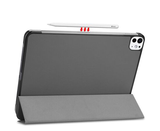 Чехол для планшета BeCover Smart Case Apple iPad Pro 11" M4 2024 Grey (711625), изображение 9 Чехол для планшета BeCover Smart Case Apple iPad Pro 11" M4 2024 Grey (711625), изображение 9