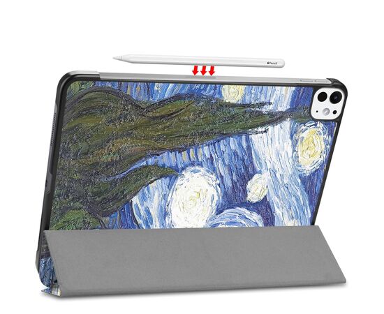 Чехол для планшета BeCover Smart Case Apple iPad Pro 11" M4 2024 Night (711638), изображение 8 Чехол для планшета BeCover Smart Case Apple iPad Pro 11" M4 2024 Night (711638), изображение 8