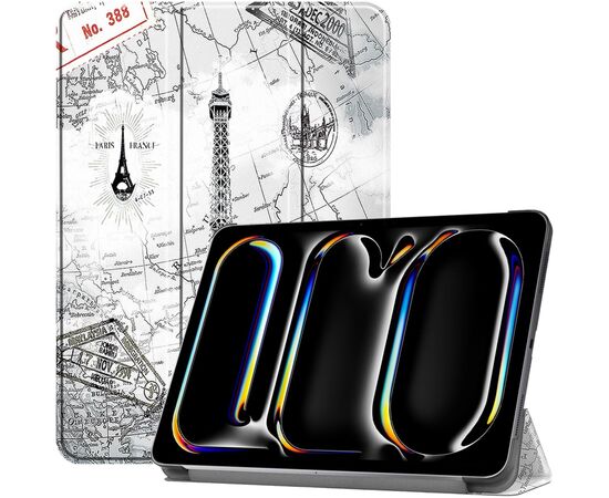 Чехол для планшета BeCover Smart Case Apple iPad Pro 11" M4 2024 Paris (711640), изображение 2 Чехол для планшета BeCover Smart Case Apple iPad Pro 11" M4 2024 Paris (711640), изображение 2