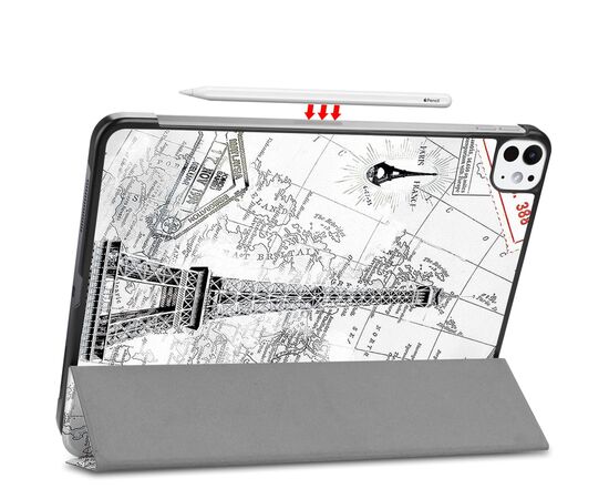 Чехол для планшета BeCover Smart Case Apple iPad Pro 11" M4 2024 Paris (711640), изображение 8 Чехол для планшета BeCover Smart Case Apple iPad Pro 11" M4 2024 Paris (711640), изображение 8