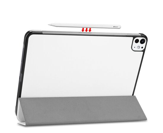 Чехол для планшета BeCover Smart Case Apple iPad Pro 11" M4 2024 White (711629), изображение 8 Чехол для планшета BeCover Smart Case Apple iPad Pro 11" M4 2024 White (711629), изображение 8