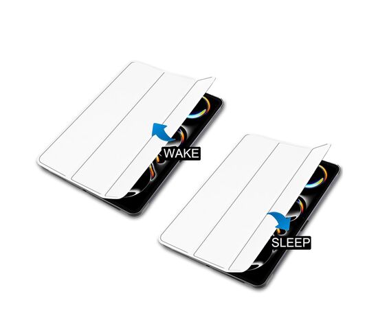 Чехол для планшета BeCover Smart Case Apple iPad Pro 11" M4 2024 White (711629), изображение 9 Чехол для планшета BeCover Smart Case Apple iPad Pro 11" M4 2024 White (711629), изображение 9