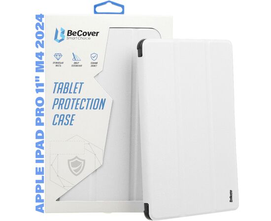 Чехол для планшета BeCover Smart Case Apple iPad Pro 11" M4 2024 White (711629)