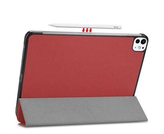 Чохол до планшета BeCover Smart Case Apple iPad Pro 13" M4 2024 Red Wine (711647), зображення 7 Чохол до планшета BeCover Smart Case Apple iPad Pro 13" M4 2024 Red Wine (711647), зображення 7