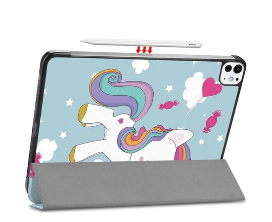 Чехол для планшета BeCover Smart Case Apple iPad Pro 13" M4 2024 Unicorn (711652), изображение 8 Чехол для планшета BeCover Smart Case Apple iPad Pro 13" M4 2024 Unicorn (711652), изображение 8