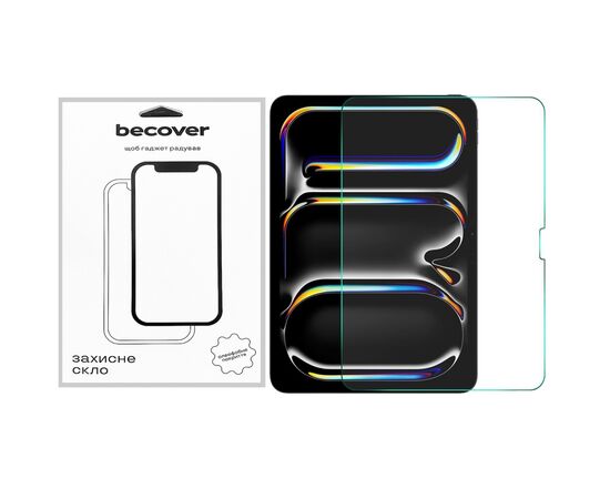 Стекло защитное BeCover Apple iPad Pro 11" M4 2024 (711673)