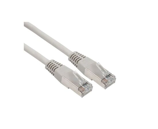 Патч-корд 5м S/FTP Cat 6A CU 27AWG LSZH grey Kingda (KD-PASFT9500GY-LSZH)