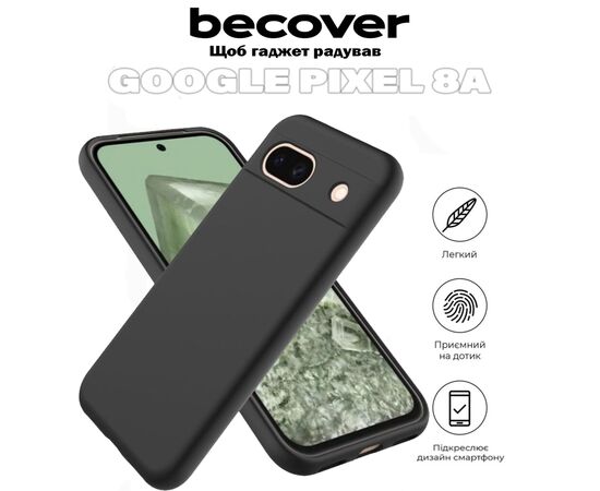 Чехол для мобильного телефона BeCover Google Pixel 8a Black (711661), изображение 5