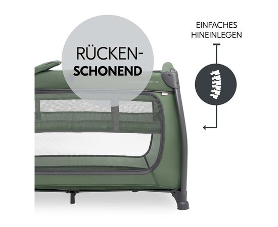 Детский манеж Hauck Play N Relax Dark Green (60015-3), изображение 3 Детский манеж Hauck Play N Relax Dark Green (60015-3), изображение 3