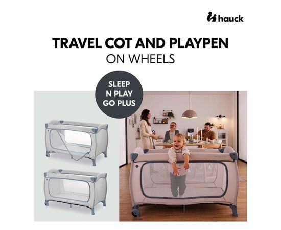 Детский манеж Hauck Sleep N Play Go Plus Dusty Cork (60090-0), изображение 4 Детский манеж Hauck Sleep N Play Go Plus Dusty Cork (60090-0), изображение 4