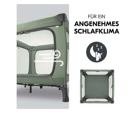 Детский манеж Hauck Sleep N Play SQ Dark Green (60673-5), изображение 3 Детский манеж Hauck Sleep N Play SQ Dark Green (60673-5), изображение 3